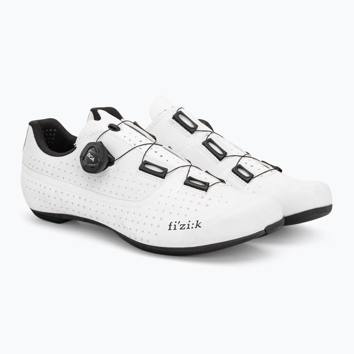 Men's road shoes Fizik Tempo Overcurve R4 white and black TPR4OXR1K2010 4