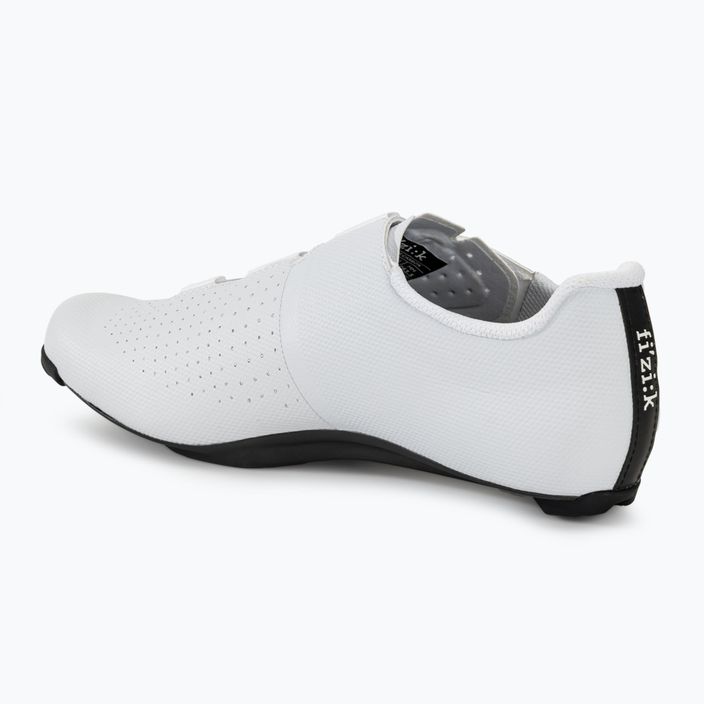 Men's road shoes Fizik Tempo Decos Carbon white/white 3