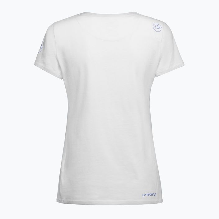 La Sportiva women's Icy Mountains t-shirt white/moonlight 4