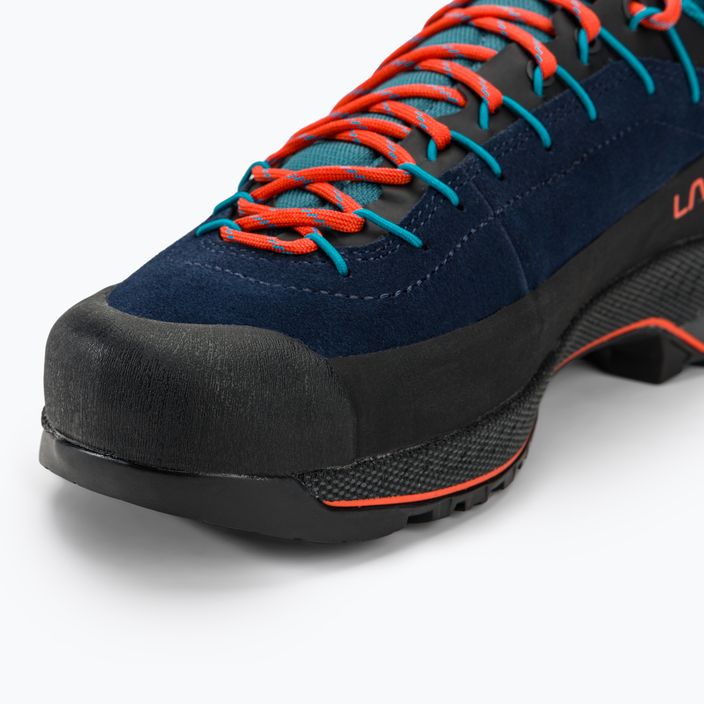 Men's La Sportiva TX4 Evo GTX deep sea/cheryy tomato approach shoes 7