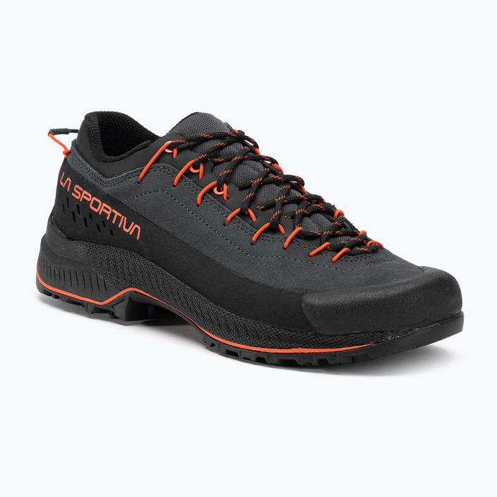 Men's La Sportiva TX4 Evo GTX carbon/cherry tomato approach shoe