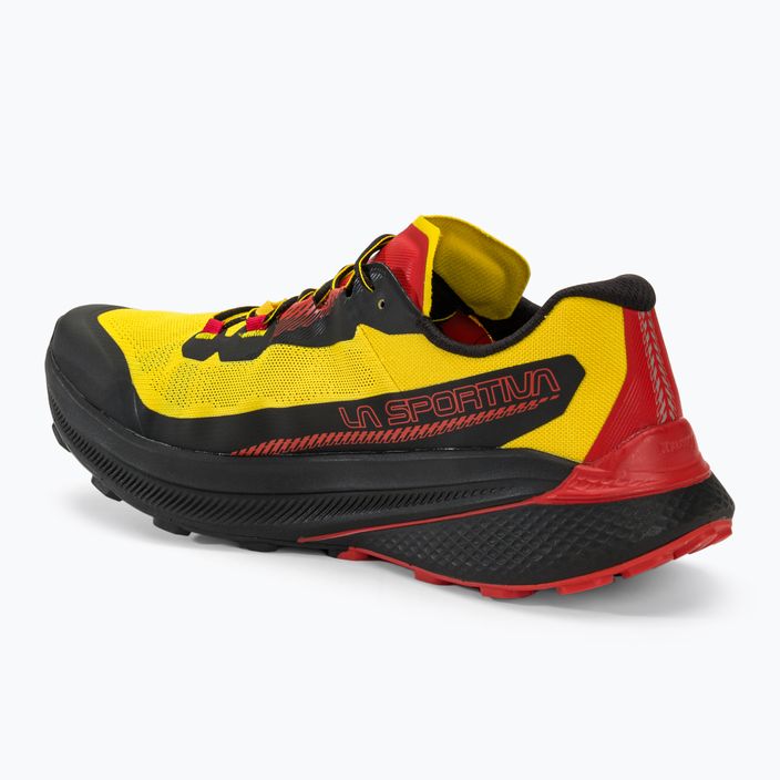 La Sportiva Prodigio men's running shoes yellow/black 3