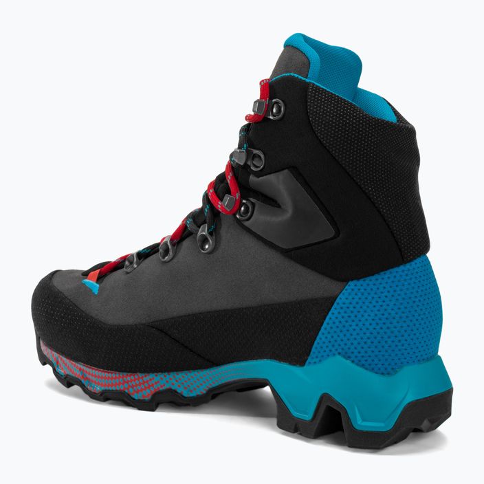 La Sportiva women's trekking shoes Aequilibrium Trek GTX carbon/malibu blue 3