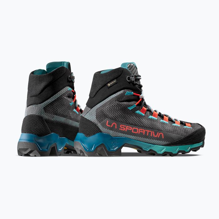 Women's trekking boots La Sportiva Aequilibrium Hike GTX carbon/everglade 10