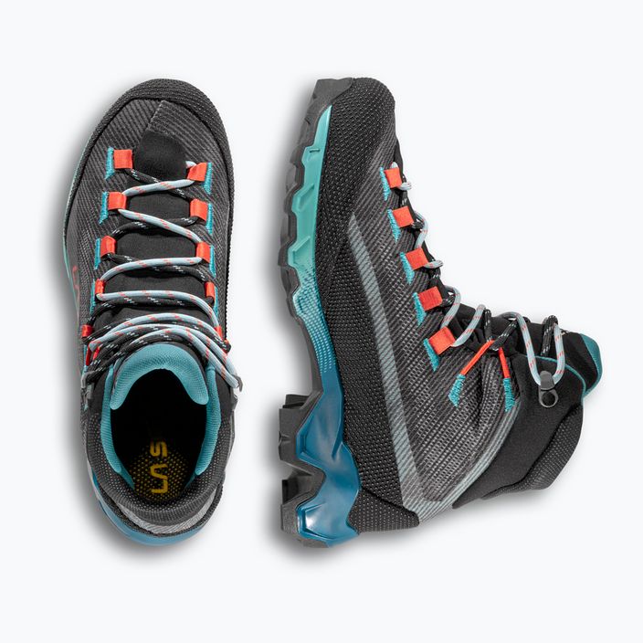 Women's trekking boots La Sportiva Aequilibrium Hike GTX carbon/everglade 12