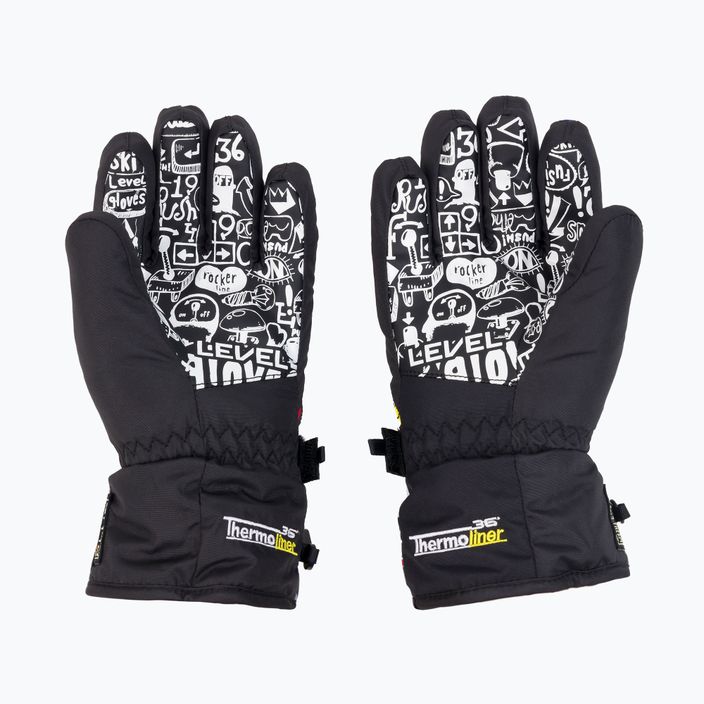 Level Junior children's ski gloves black 4152 2