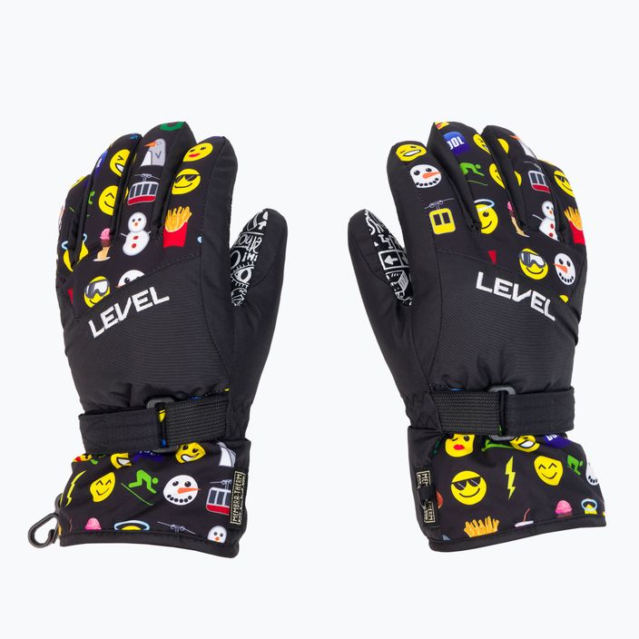 Level Junior children's ski gloves black 4152 3