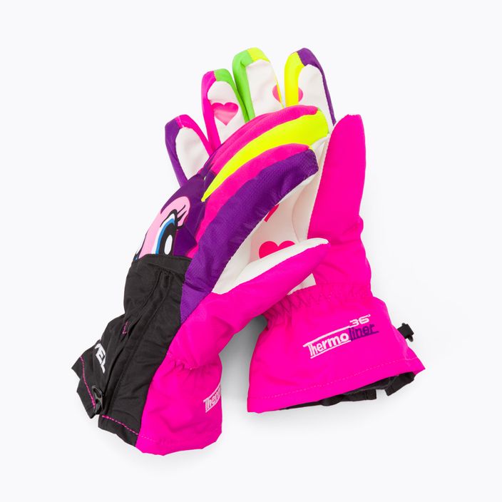 Level Lucky children's ski gloves pink 4146 3