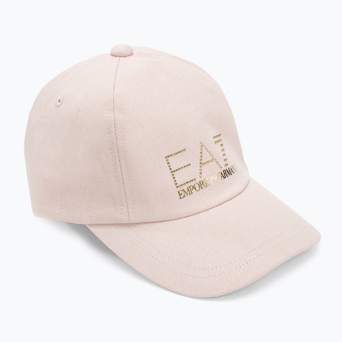 Women's EA7 Emporio Armani Train Evolution baseball cap mauve chalk