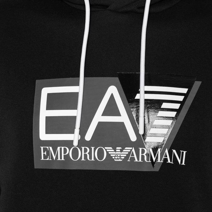 Men's EA7 Emporio Armani Train Visibility Hoodie black 3