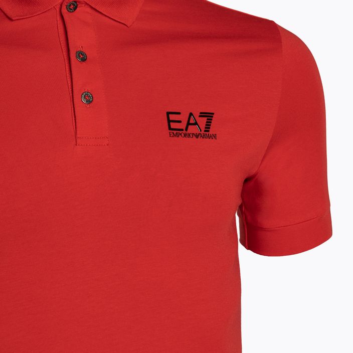 Men's EA7 Emporio Armani Train Core ID salsa polo shirt 3