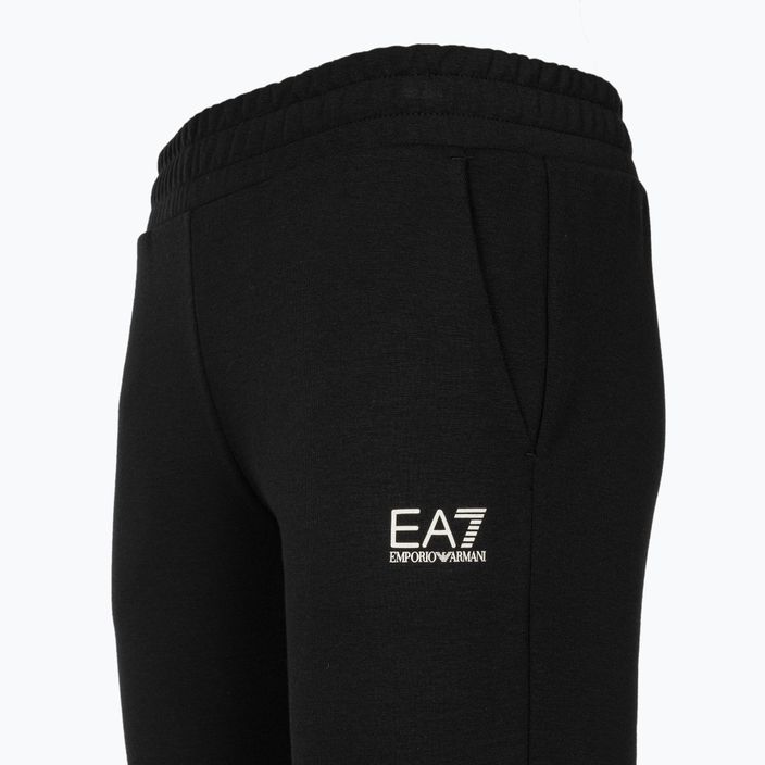 Women's EA7 Emporio Armani Train Logo Series Essential black trousers 3