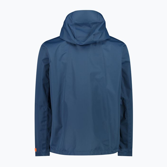 Men's CMP Fix Hood rain jacket bluesteel 3
