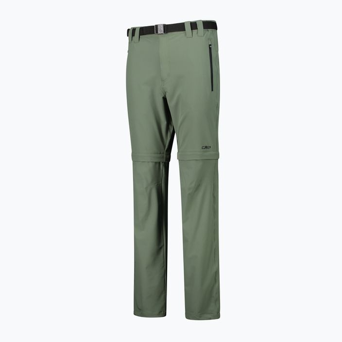 Men's CMP Zip Off salvia trekking trousers 2