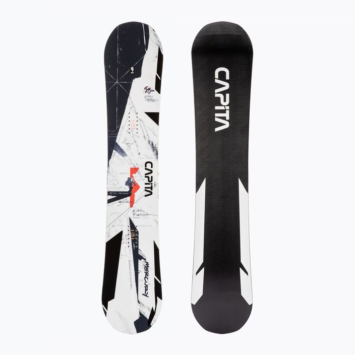 Men's snowboard CAPiTA Mercury Wide white/black 1211114