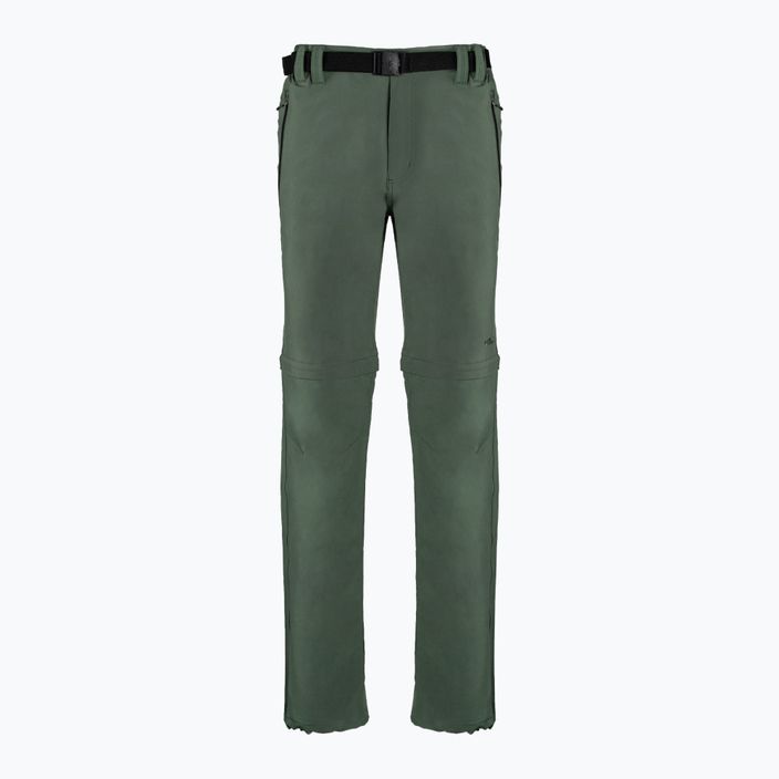 Men's CMP Zip Off green trekking trousers 3T51647/F832
