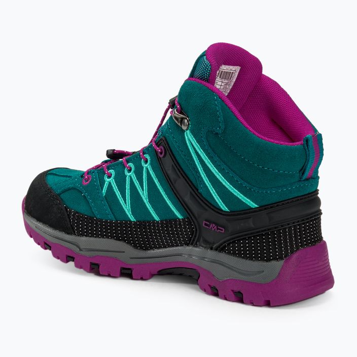 CMP Rigel Mid lake/pink fluo children's trekking boots 3