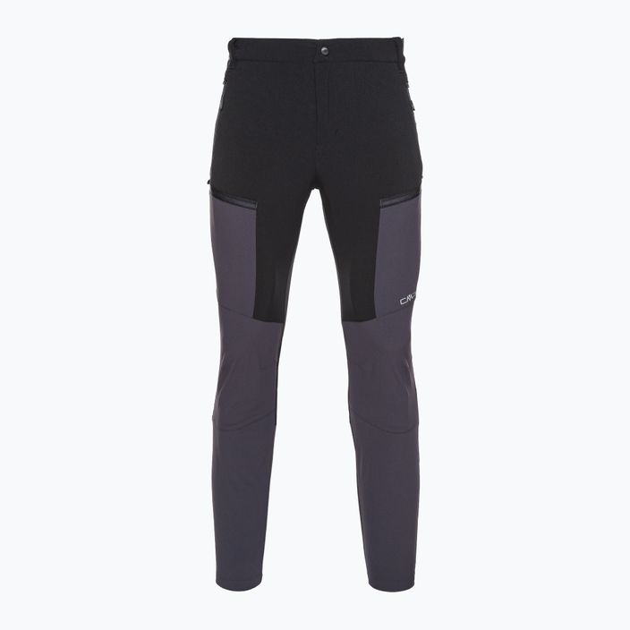 CMP men's grey/black trekking trousers 32T6667/U901