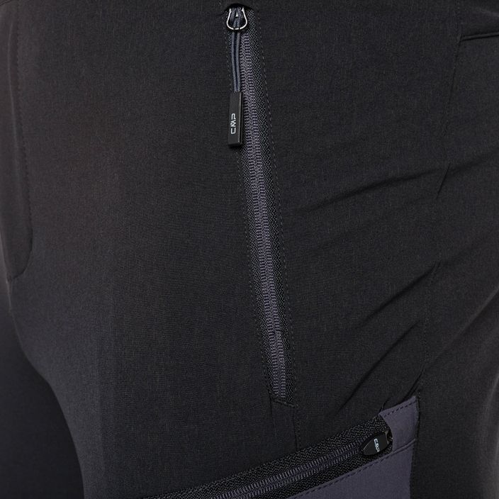 CMP men's grey/black trekking trousers 32T6667/U901 3