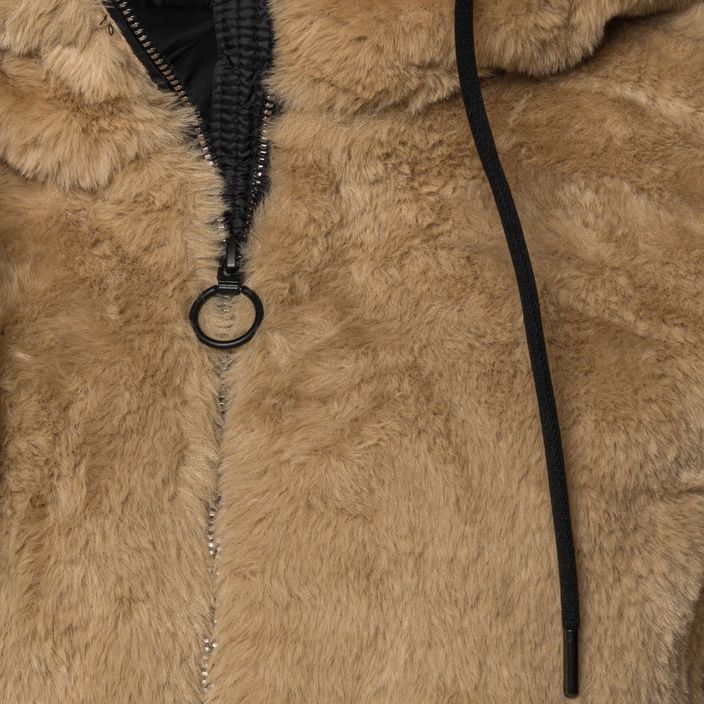 Women's CMP Fix Hood fur jacket brown 32K0316/A435 3