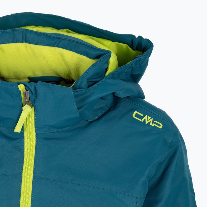 CMP children's ski jacket green 39W1924 3