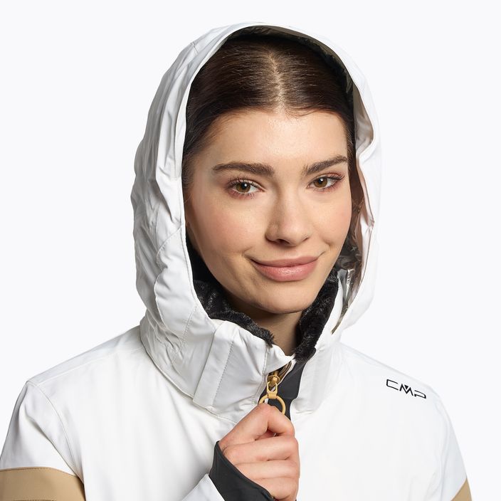 CMP women's ski jacket 32W0246 white 32W0246/A001 5