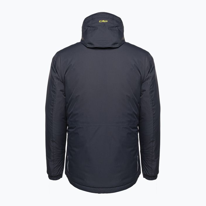 Men's CMP Fix Hood winter jacket dark grey 32Z1847/U423 2