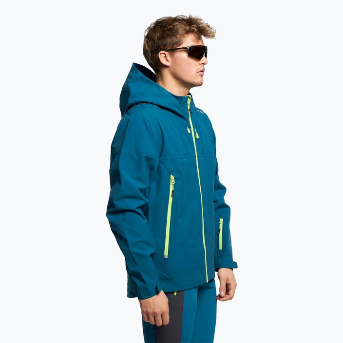 Men's CMP 31Z2187 turquoise skit jacket 31Z2187/M916 3