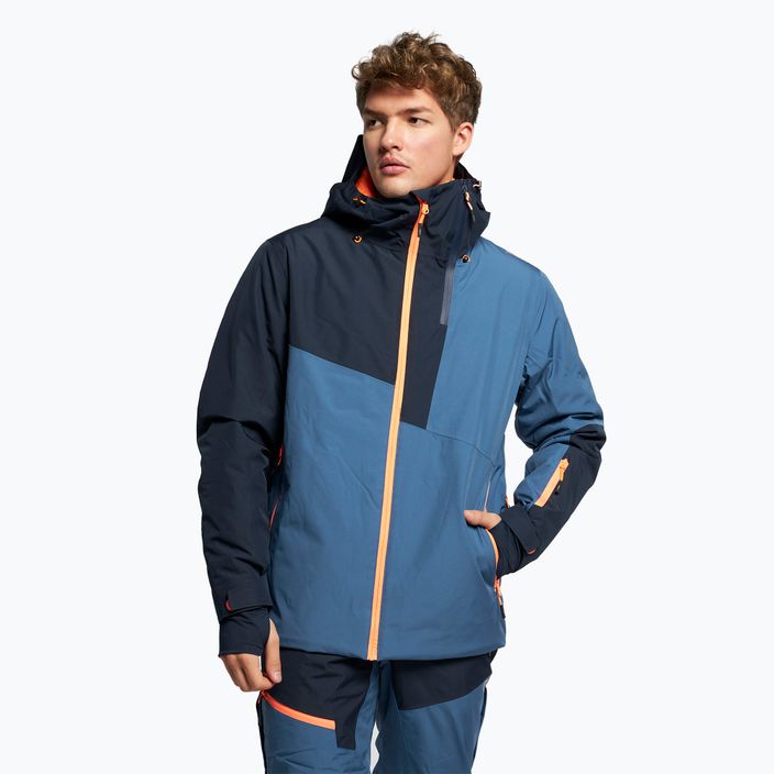 Men's CMP blue and navy ski jacket 32Z3007
