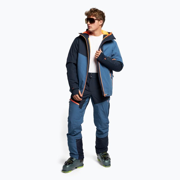 Men's CMP blue and navy ski jacket 32Z3007 2
