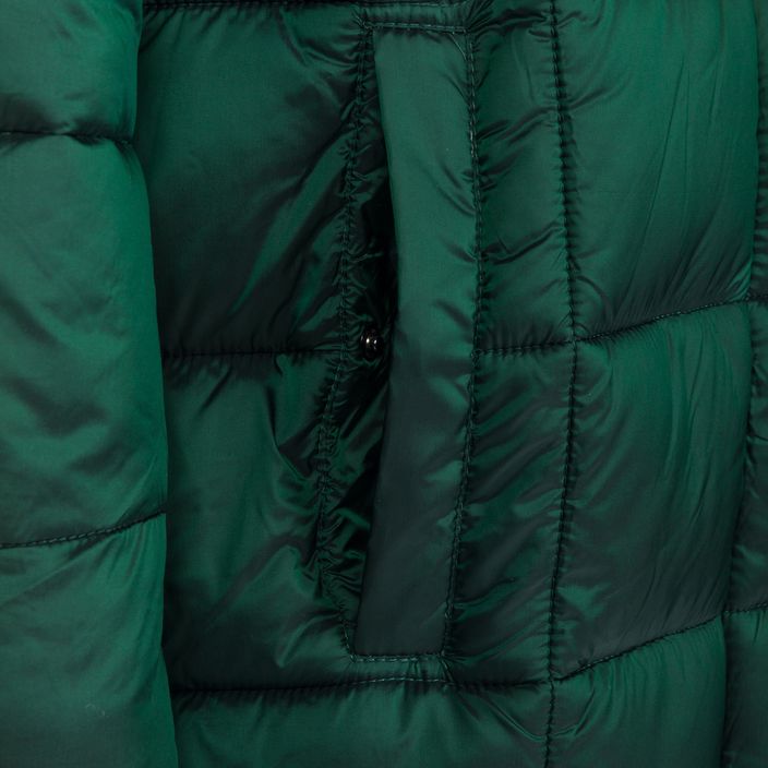 Women's CMP Coat Fix Hood Down Jacket Green 32K3136 4