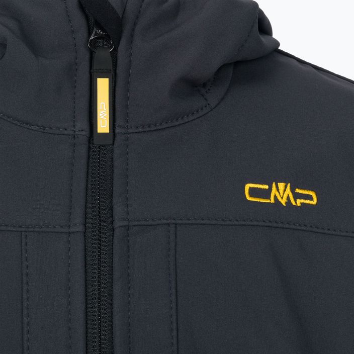 CMP Fix Hood children's softshell jacket grey 3A00094/09UM 3