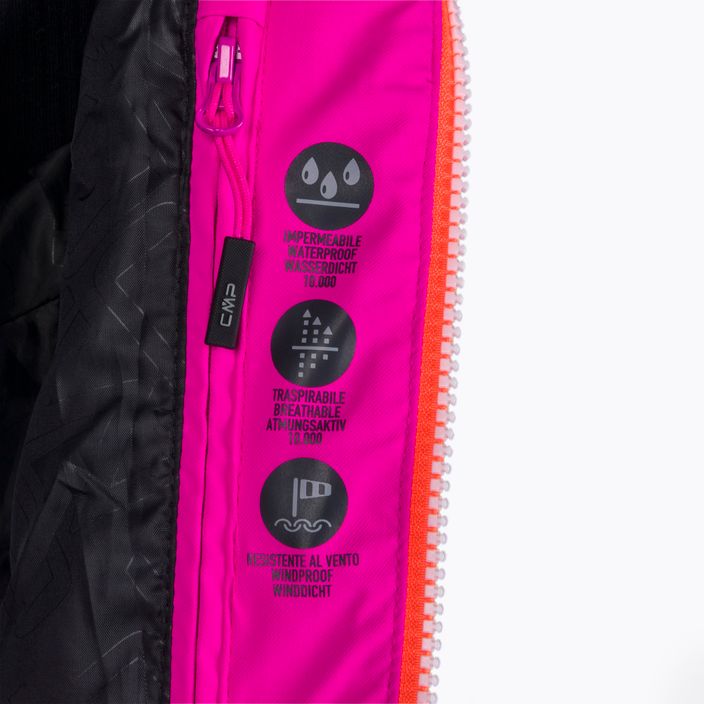 CMP women's ski jacket pink and orange 31W0226/H924 18