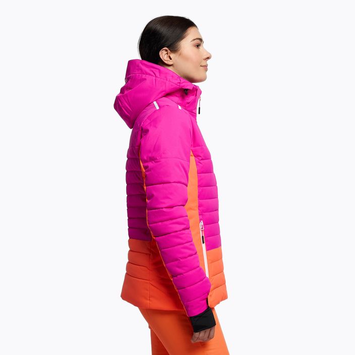 CMP women's ski jacket pink and orange 31W0226/H924 3