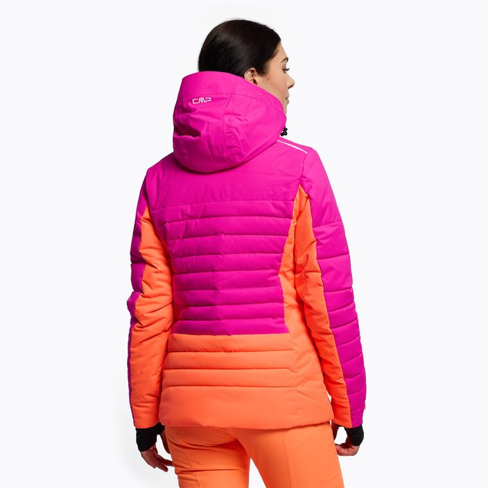CMP women's ski jacket pink and orange 31W0226/H924 4
