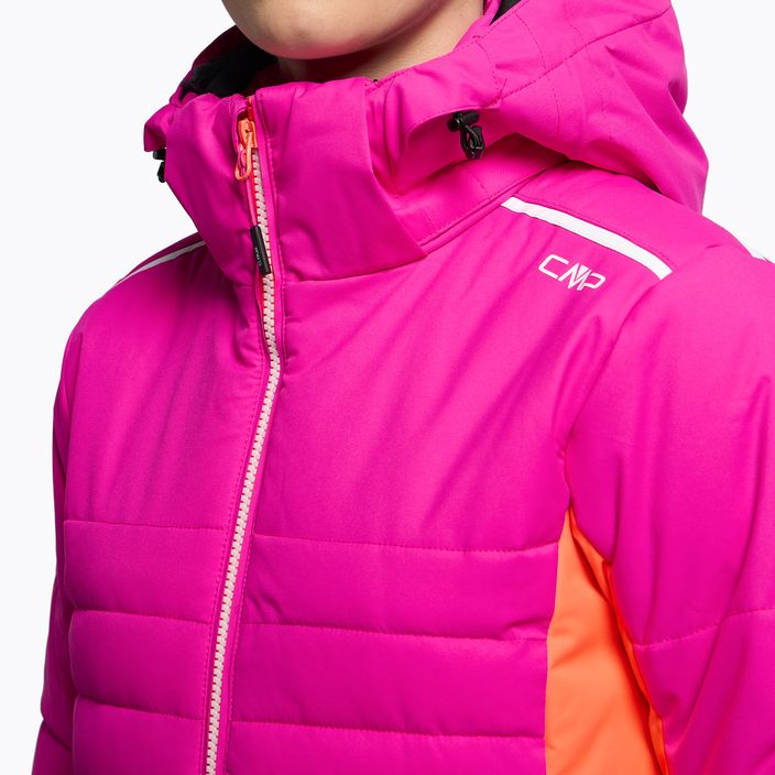 CMP women's ski jacket pink and orange 31W0226/H924 6