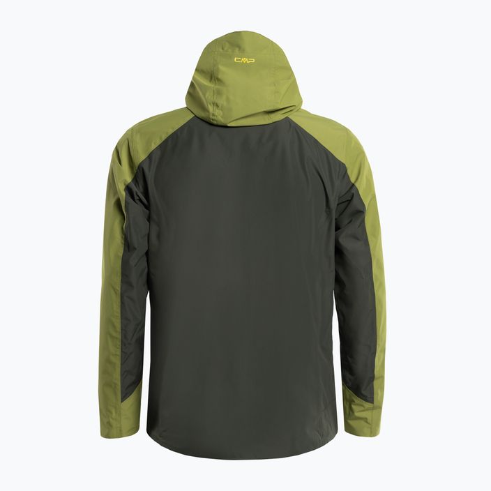 Men's CMP rain jacket green 33Z5047/E319 2