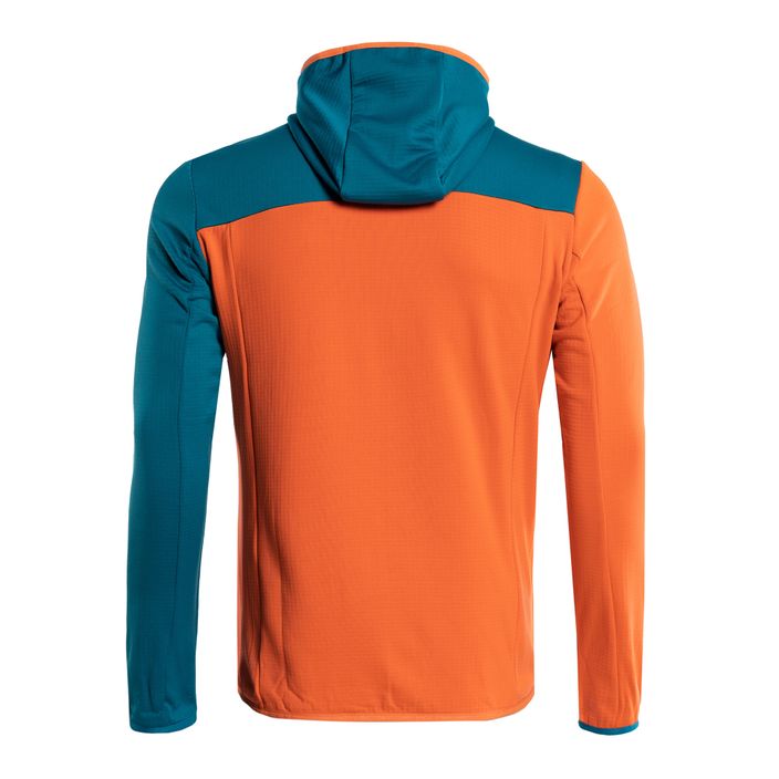 CMP men's trekking sweatshirt orange and blue 33G6597/C550 2