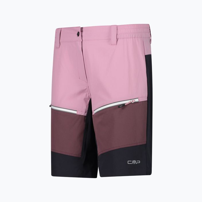 Women's trekking shorts CMP Bermuda pink 33T6976/C602 3