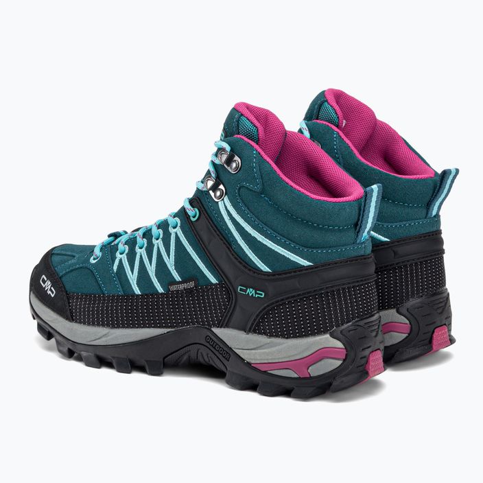 Women's trekking boots CMP Rigel Mid Wp blue 3Q12946/16NN 3