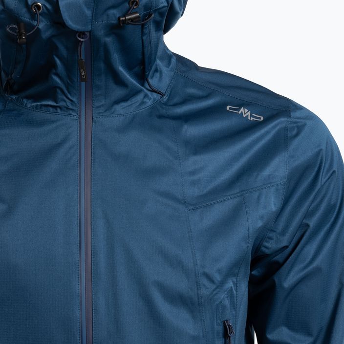 Men's CMP Fix Hood rain jacket blue 32Z5077/M879 4