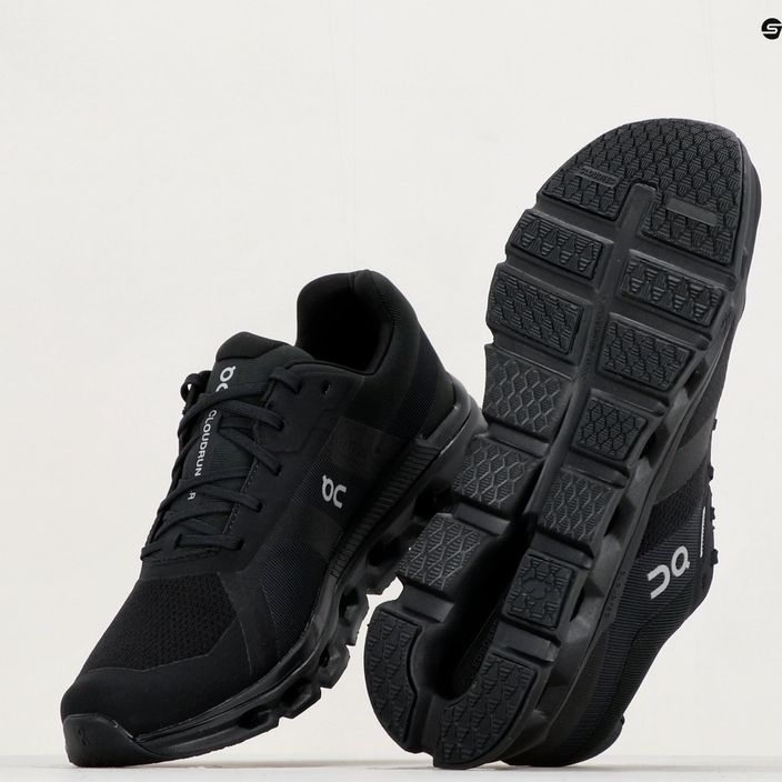 Men's On Cloudrunner Waterproof running shoes black 5298639 19