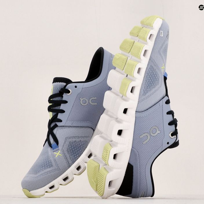 Women's running shoes On Cloud X 3 blue 6098253 15