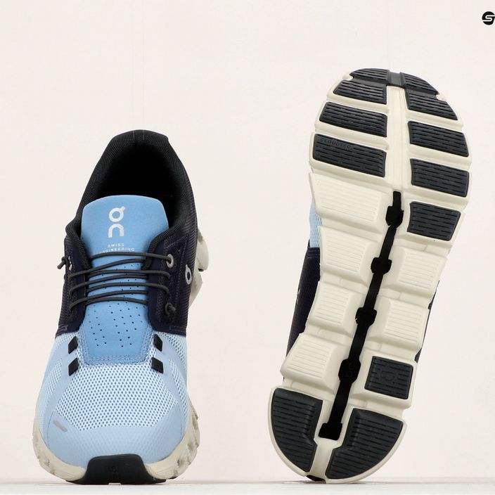 Men's running shoes On Cloud 5 navy blue 5998367 12