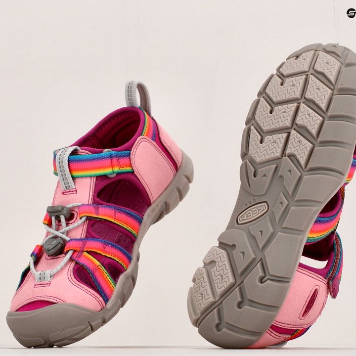 Keen Seacamp II CNX pink-coloured children's trekking sandals 1027421 16