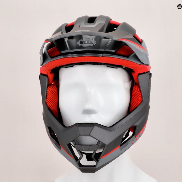 Bell bike helmet FF Super Air R Mips Spherical grey-red BEL-7138148 7