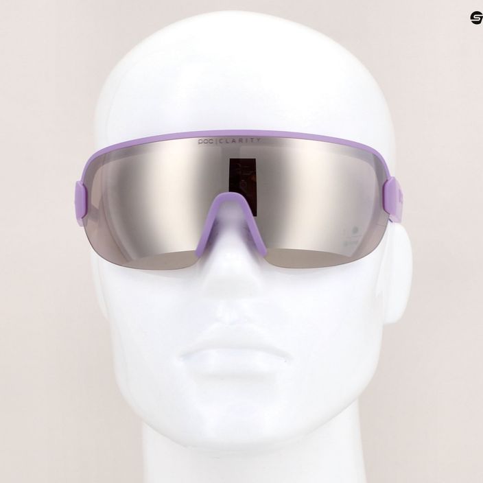 Bicycle goggles POC Aim purple quartz translucent/clarity road silver 6