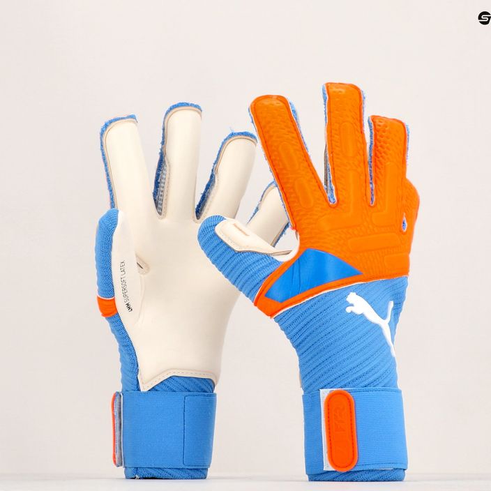 PUMA Future Pro Sgc orange and blue goalkeeper's gloves 041843 01 8