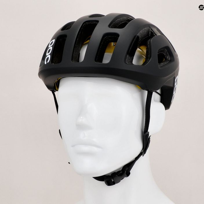 Bicycle helmet POC Octal MIPS uranium black matt 12