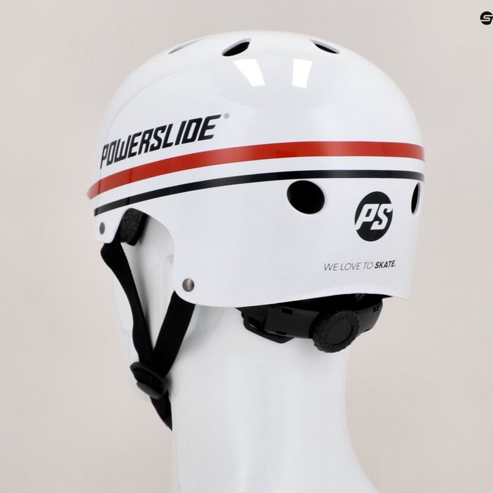 Powerslide Pro Urban Stripe helmet white 903285 18